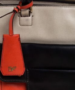 Diane Von Furstenberg Multicolor Leather Satchel For Women -Diane Von Furstenberg shop luxury women diane von furstenberg used handbags p320305 005