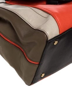 Diane Von Furstenberg Multicolor Leather Satchel For Women -Diane Von Furstenberg shop luxury women diane von furstenberg used handbags p320305 013