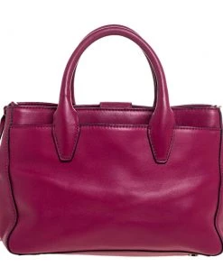 Diane Von Furstenberg Magenta Leather 440 Gallery Envelope Tote For Women -Diane Von Furstenberg shop luxury women diane von furstenberg used handbags p326434 006