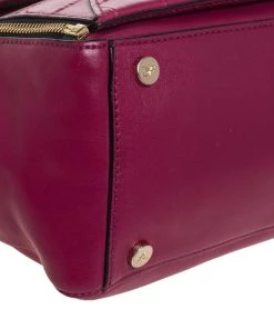 Diane Von Furstenberg Magenta Leather 440 Gallery Envelope Tote For Women -Diane Von Furstenberg shop luxury women diane von furstenberg used handbags p326434 008