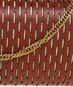 Diane Von Furstenberg Copper Brown Perforated Leather Long Lytton Clutch For Women 15 Diane Von Furstenberg Copper Brown Perforated Leather Long Lytton Clutch For Women -Diane Von Furstenberg shop luxury women diane von furstenberg used handbags p330201 004