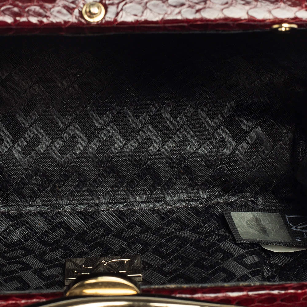 Diane Von Furstenberg Red Python Flirty Minaudiere Clutch For Women 2 Diane Von Furstenberg Red Python Flirty Minaudiere Clutch For Women - Image 2
