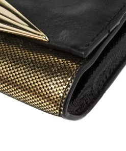 Diane Von Furstenberg Metallic Gold Fabric And Black Leather Flirty Lips Mini Crossbody Bag For Women 20 Diane Von Furstenberg Metallic Gold Fabric And Black Leather Flirty Lips Mini Crossbody Bag For Women -Diane Von Furstenberg shop luxury women diane von furstenberg used handbags p366021 009