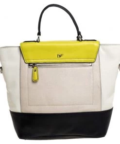 Diane Von Furstenberg Multicolor Leather Top Handle Bag For Women -Diane Von Furstenberg shop luxury women diane von furstenberg used handbags p373299 004