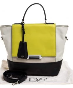 Diane Von Furstenberg Multicolor Leather Top Handle Bag For Women -Diane Von Furstenberg shop luxury women diane von furstenberg used handbags p373299 014