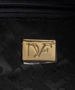 Diane Von Furstenberg Black Leather Sutra Tote For Women -Diane Von Furstenberg shop luxury women diane von furstenberg used handbags p388108 002