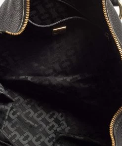 Diane Von Furstenberg Black Leather Sutra Tote For Women -Diane Von Furstenberg shop luxury women diane von furstenberg used handbags p388108 003