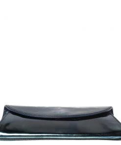 Diane Von Furstenberg Metallic Blue Patent Leather Clutch For Women 17 Diane Von Furstenberg Metallic Blue Patent Leather Clutch For Women -Diane Von Furstenberg shop luxury women diane von furstenberg used handbags p406750 008