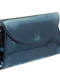 Diane Von Furstenberg Metallic Blue Patent Leather Clutch For Women 14 Diane Von Furstenberg Metallic Blue Patent Leather Clutch For Women -Diane Von Furstenberg shop luxury women diane von furstenberg used handbags p406750 012