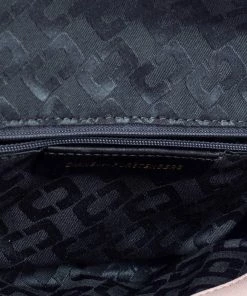 Diane Von Furstenberg Salmon Pink Quilted Leather 440 Flap Clutch For Women -Diane Von Furstenberg shop luxury women diane von furstenberg used handbags p450150 009