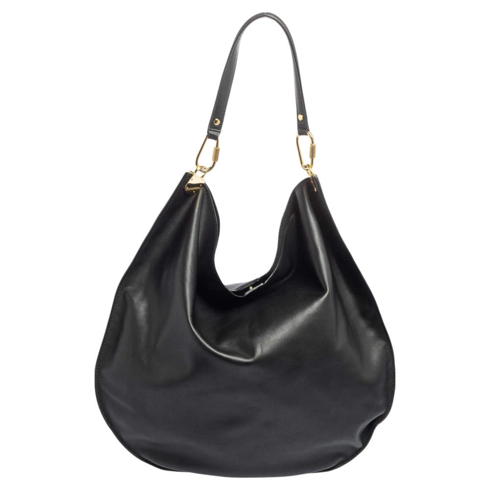 Diane Von Furstenberg Black Leather And Suede Moon Whisky Hobo For Women 4 Diane Von Furstenberg Black Leather And Suede Moon Whisky Hobo For Women - Image 4