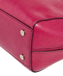 Diane Von Furstenberg Fuchsia Leather On The Go Tote For Women -Diane Von Furstenberg shop luxury women diane von furstenberg used handbags p502440 006