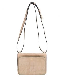 Diane Von Furstenberg Beige Croc Embossed Nubuck Leather 440 Les Crossbody Bag For Women 15 Diane Von Furstenberg Beige Croc Embossed Nubuck Leather 440 Les Crossbody Bag For Women -Diane Von Furstenberg shop luxury women diane von furstenberg used handbags p505544 011