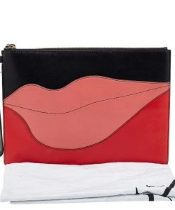 Diane Von Furstenberg Multicolor Leather Lip Zip Pouch For Women 19 Diane Von Furstenberg Multicolor Leather Lip Zip Pouch For Women -Diane Von Furstenberg shop luxury women diane von furstenberg used handbags p550427 003