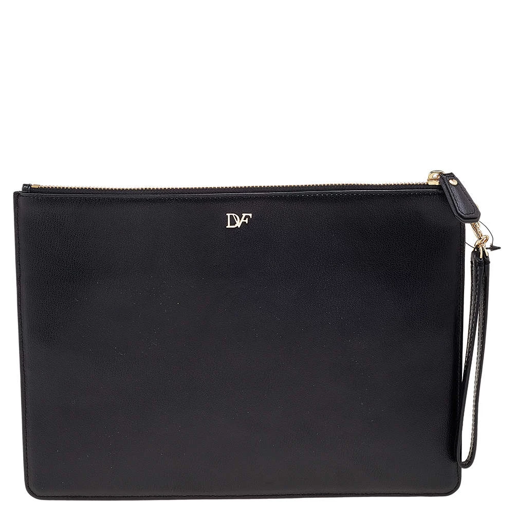 Diane Von Furstenberg Multicolor Leather Lip Zip Pouch For Women 4 Diane Von Furstenberg Multicolor Leather Lip Zip Pouch For Women - Image 4