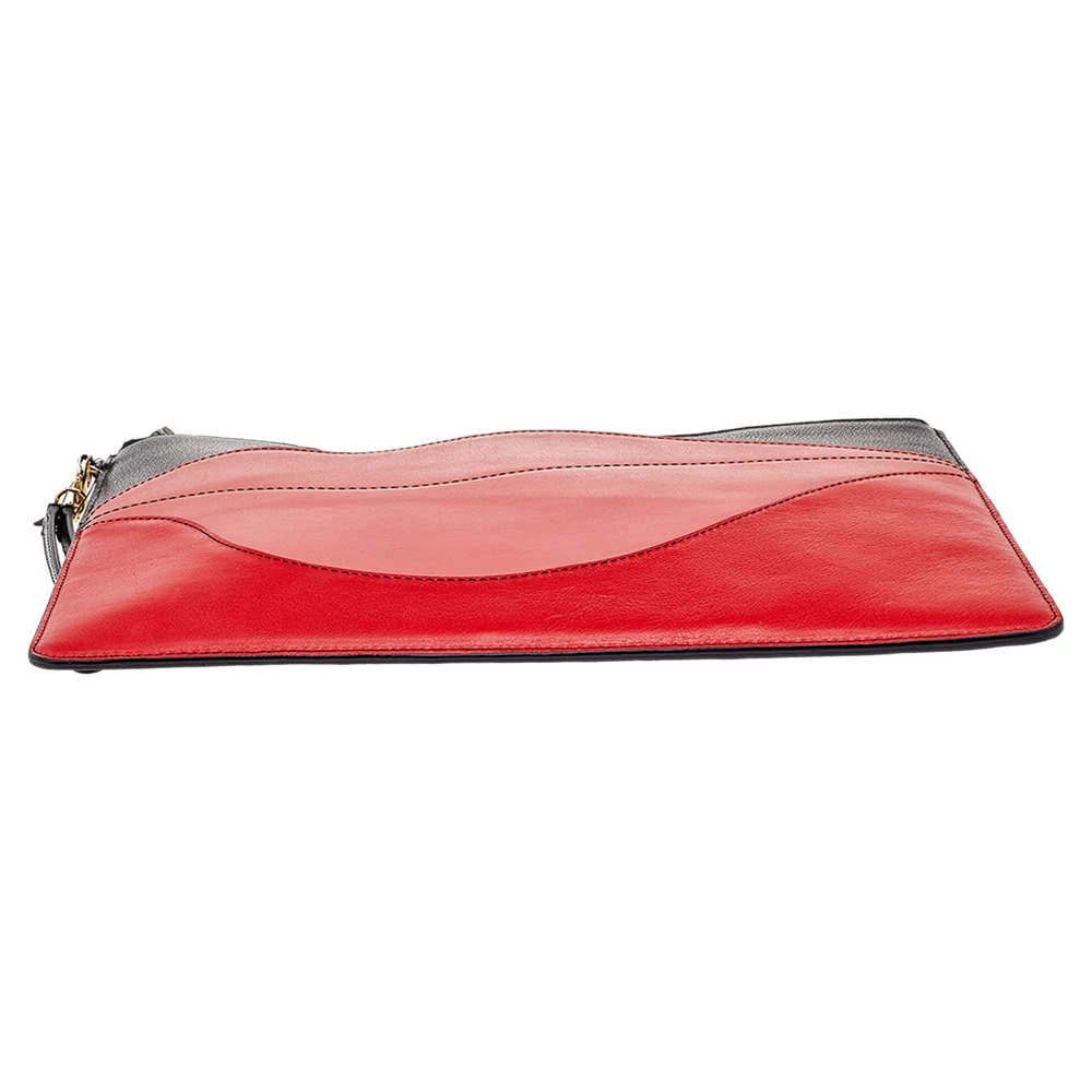 Diane Von Furstenberg Multicolor Leather Lip Zip Pouch For Women 6 Diane Von Furstenberg Multicolor Leather Lip Zip Pouch For Women - Image 6