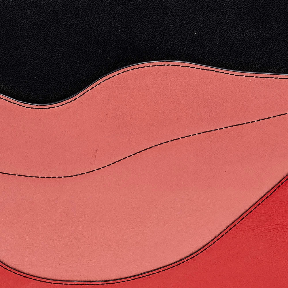 Diane Von Furstenberg Multicolor Leather Lip Zip Pouch For Women 5 Diane Von Furstenberg Multicolor Leather Lip Zip Pouch For Women - Image 5