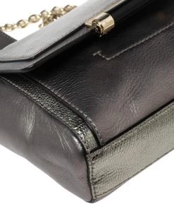 Diane Von Furstenberg Grey/Metallic Lizard Embossed And Leather Mini 440 Shoulder Bag For Women 20 Diane Von Furstenberg Grey/Metallic Lizard Embossed And Leather Mini 440 Shoulder Bag For Women -Diane Von Furstenberg shop luxury women diane von furstenberg used handbags p574477 003