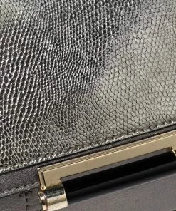 Diane Von Furstenberg Grey/Metallic Lizard Embossed And Leather Mini 440 Shoulder Bag For Women 15 Diane Von Furstenberg Grey/Metallic Lizard Embossed And Leather Mini 440 Shoulder Bag For Women -Diane Von Furstenberg shop luxury women diane von furstenberg used handbags p574477 005