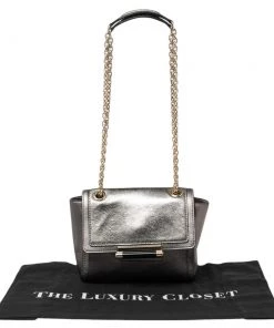 Diane Von Furstenberg Grey/Metallic Lizard Embossed And Leather Mini 440 Shoulder Bag For Women 19 Diane Von Furstenberg Grey/Metallic Lizard Embossed And Leather Mini 440 Shoulder Bag For Women -Diane Von Furstenberg shop luxury women diane von furstenberg used handbags p574477 008