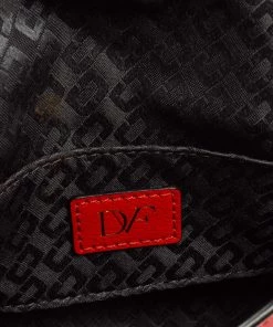 Diane Von Furstenberg Red Python Effect And Leather Mini Micro Highline Crossbody Bag For Women -Diane Von Furstenberg shop luxury women diane von furstenberg used handbags p601069 004