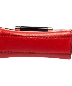 Diane Von Furstenberg Red Python Effect And Leather Mini Micro Highline Crossbody Bag For Women -Diane Von Furstenberg shop luxury women diane von furstenberg used handbags p601069 008