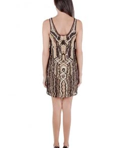 Diane Von Furstenberg Metallic Macramé Lace Sleeveless Neapoli Dress M For Women -Diane Von Furstenberg shop luxury women used clothes p205327 003